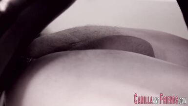 Kinky Latin Tranny takes it in the ass with a cumshot