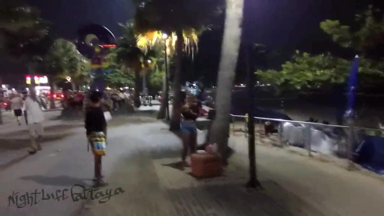 Cute Gals and T-Girl at Beach Road in #Pattaya, Thailand December 2016  watch online