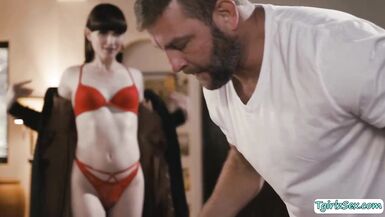 Cute Tbabe Natalie Mars coarse anal ride