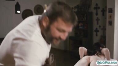 Cute Tbabe Natalie Mars coarse anal ride - 4 image