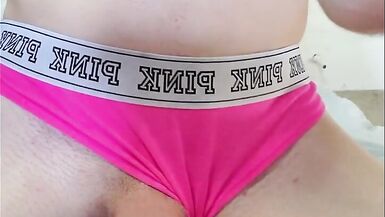 Sissy Femboy Plays with a Sextoy and Swallows own Palatable Cum! - 7 image