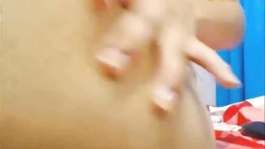 tiny cock trans masturbation and anal play - 1 image