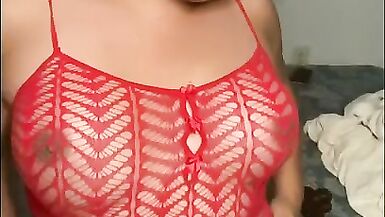 Ta Kimberly K Plays with her recent BBC Sex Tool - 1 image