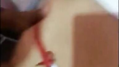 Nerd sheboy with glasses engulfing the knob of her clients and - 9 image