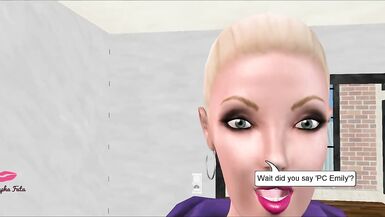 PC Emily Clip two: Encounter Chantelle (Shemale Hentai NTR) - 4 image