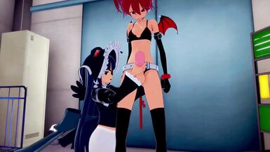 Futanari Etna Walenie Shemale Hentai Mirai - 1 image