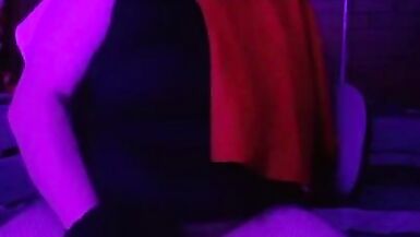 Foxy FtM Boyfrends self on Knotted Sextoy with Satisfyr and Cums - 6 image