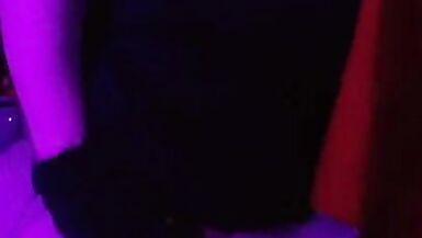 Foxy FtM Boyfrends self on Knotted Sextoy with Satisfyr and Cums