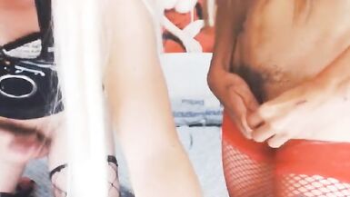 Latin Babe Shemale Acquires Her Constricted Gazoo Pounded - 6 image