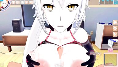 Koikatsu Party Shemale Hentai Jeanne D'arc Alter (Jalter) Comics Game - 7 image