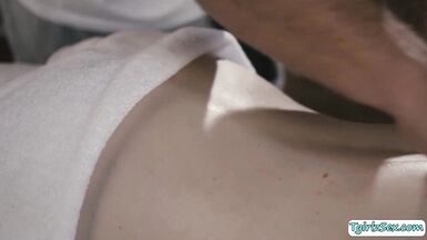 Smalltits ladyboy analed by the masseur - 5 image