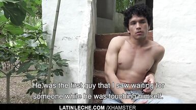 LatinLeche - Tattooed Boy Bonks A Hot Latino Chap Outdoors - 3 image