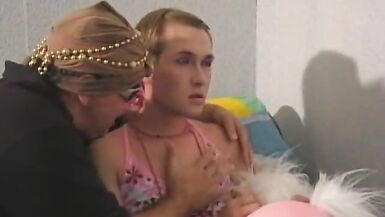 Sissy stud feminized by aged males and receives sodomized - 2 image