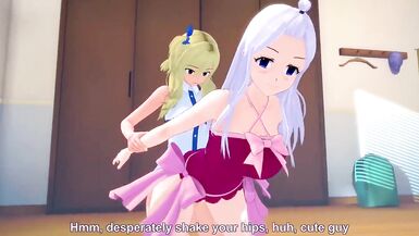 Fairy Tail: Shemale Hentai Lucy x Mirajane two - 4 image