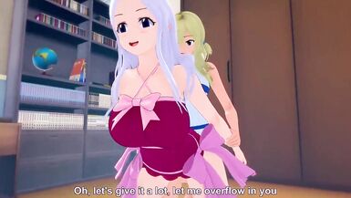 Fairy Tail: Shemale Hentai Lucy x Mirajane two - 5 image