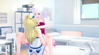 Fairy Tail: Shemale Hentai Lucy x Mirajane two - 6 image