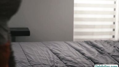 Breasty TS Foxxy gobbles large swarthy jock - 1 image