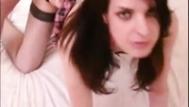 Cute Crossdressers' Paramours Fuck - 3 image