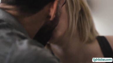 Hot TS Ella hard anal sex in the bed - 6 image