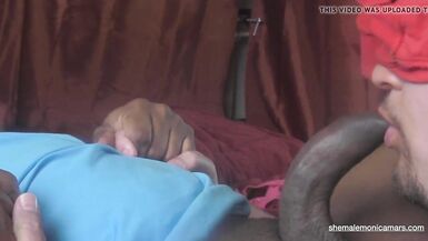 Monica Mars Interracial sucked to completion - 5 image