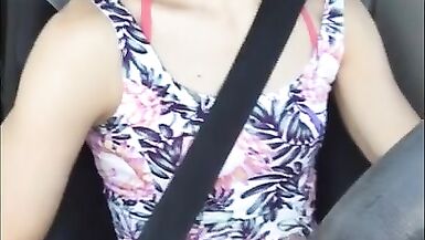 Trans Driving and JO. Busted a Load at the Park. - 10 image