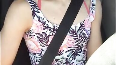 Trans Driving and JO. Busted a Load at the Park. - 8 image