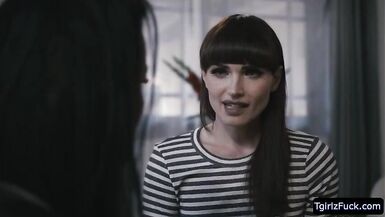 Reagan bonks her Trans honey Roommate Natalie