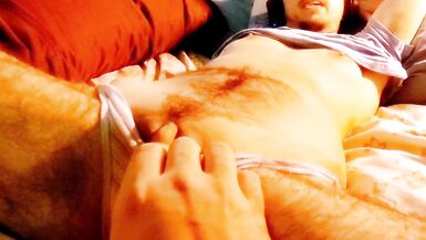 Youthful FTM Boi Receives Bonus Aperture Stuffed by Dad's Hand - 2 image