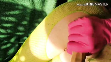 Double toy Anal pleasure and shoe fetish - 11 image