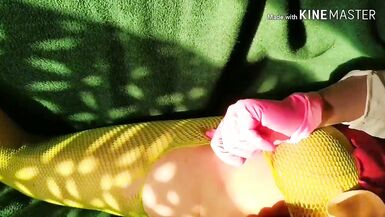 Double toy Anal pleasure and shoe fetish - 15 image