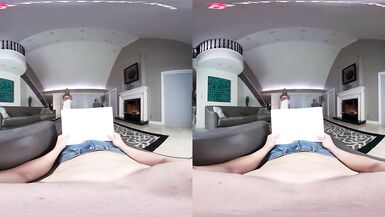 Spying on the Stepmom in VR POV - 1 image
