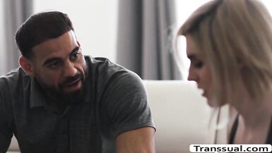 TS Ella copulates Stepmoms Bew Boyfriend - 4 image