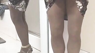 Iron Strappy Stilettos Hose Tied Crossdresser Masterbation - 4 image