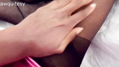 Bi Hot Sissy TS Lady-Boy Posing & Masturbating in Underware Stockings Leotard Sexy Teaser Compilation 2 - 7 image