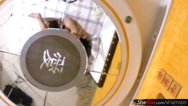 Dripped FULL clip of Oriental transsexual riding biggest darksome wang - 8 image