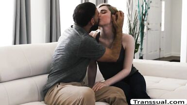 Stepdad bonks the a-hole of his TS stepdaughter - 6 image