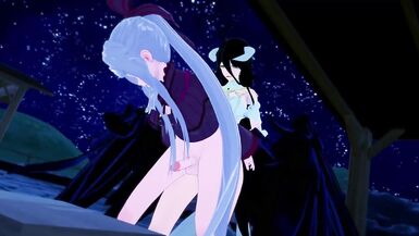 Overlord: Shemale Hentai Albedo Fuck Futanari Shalltear - 5 image