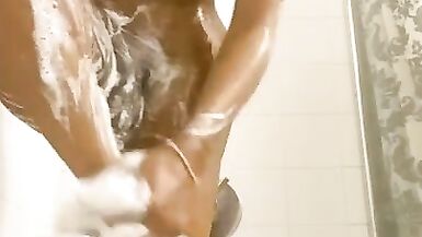 Precious Azz TS Parris in Shower - 4 image