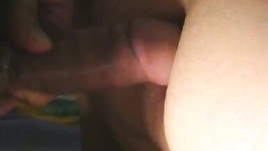 Sissy man feminized and used by 2 old chubby studs - 10 image