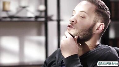 Lustful TS wazoo drilled by doctors knob - 2 image