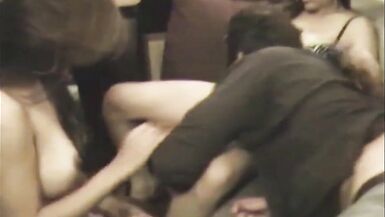 Four Pi Tgirls fisting a hunk - 2 image