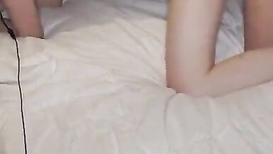 Hot Fat Trans Tops a Cute Skinny Trans Bareback - 10 image