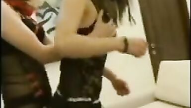 Cathy，超可爱TSCD伪娘黑丝高跟双人啪啪~ - 10 image