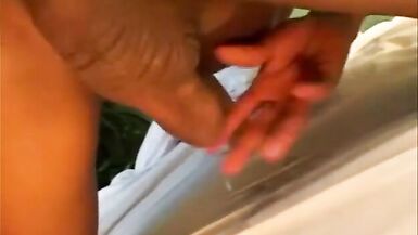 lady-man hands free spunk flow - 15 image