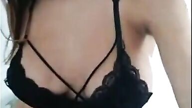 Solo teenager lady-boys at home play dance jerk off and CUM - 14 image