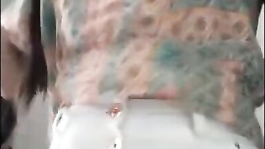 Solo teenager lady-boys at home play dance jerk off and CUM - 7 image