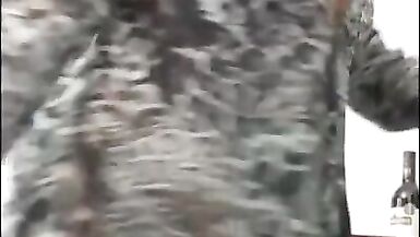 Solo teenager lady-boys at home play dance jerk off and CUM - 8 image