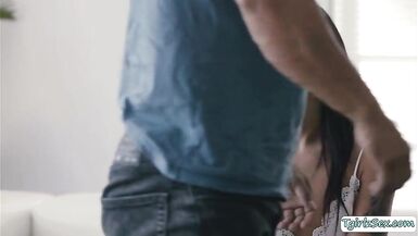 TS stepdaughter comforted by stepdad - 2 image