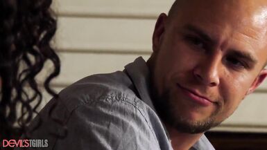 DevilsTGirls Hawt Trans Beauty Is Screwed Hard In The A-Hole By The Bartender - 2 image