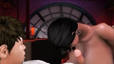 TGIRLS Topping Dudes - Crazy Animated Movie Scene - 8 image